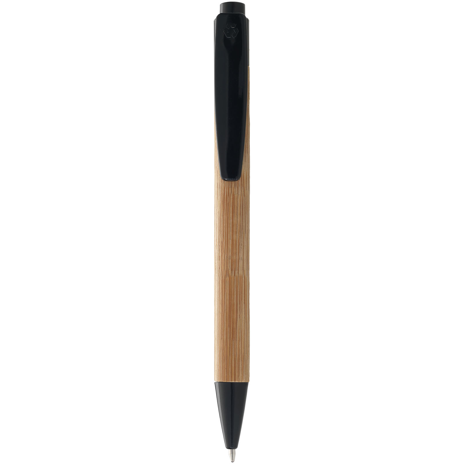 Borneo Bambus Kugelschreiber (schwarze Mine) natur, schwarz