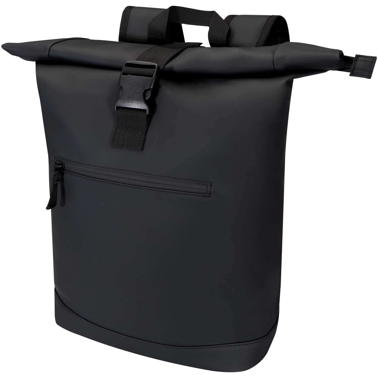 Resi Plus 15" GRS-recycelter Rolltop Rucksack 18 L schwarz