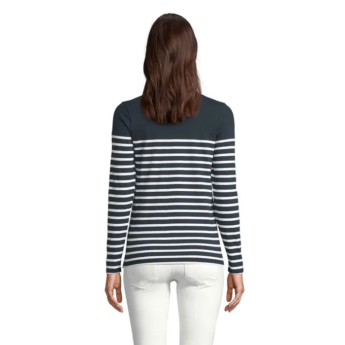Damen-Langarm-T-Shirt Matelot