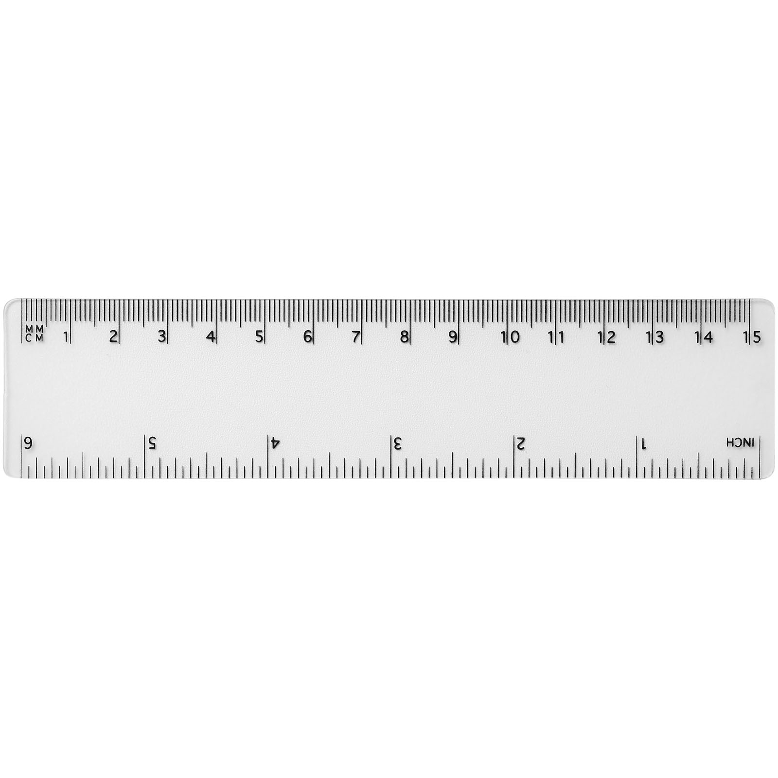 Rothko 15 cm Kunststofflineal transparent
