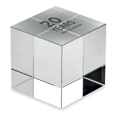 Glas-Pokal Würfel