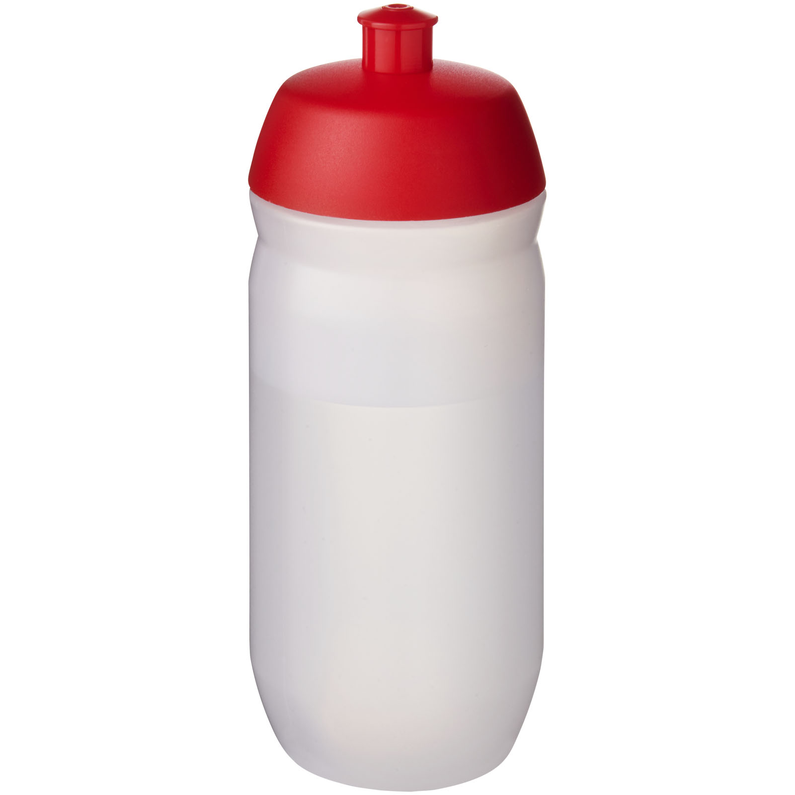 HydroFlex™ Clear 500 ml Squeezy Sportflasche rot, klar mattiert