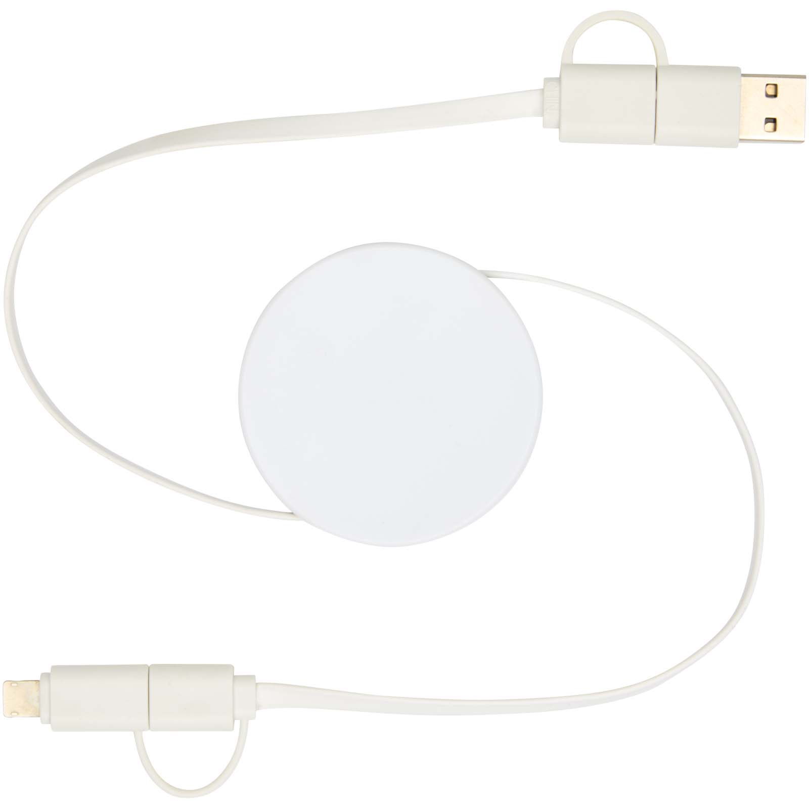Citala 90 cm 5-in-1 Kabel aus recyceltem Kunststoff für Datenübertragung und 40W Schnellladung weiss