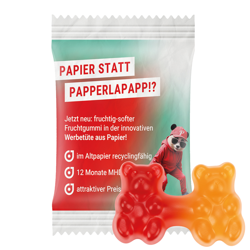 Trolli Team Gummibärchen Premium, Folie kompostierbaren