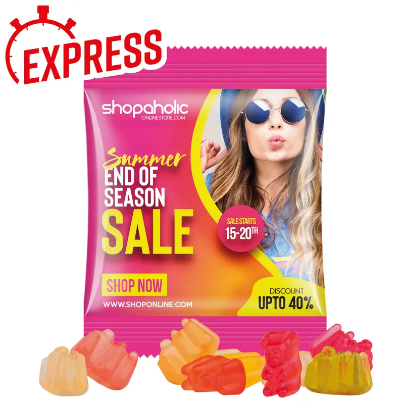 Express Basic Gummibärchen, Folie