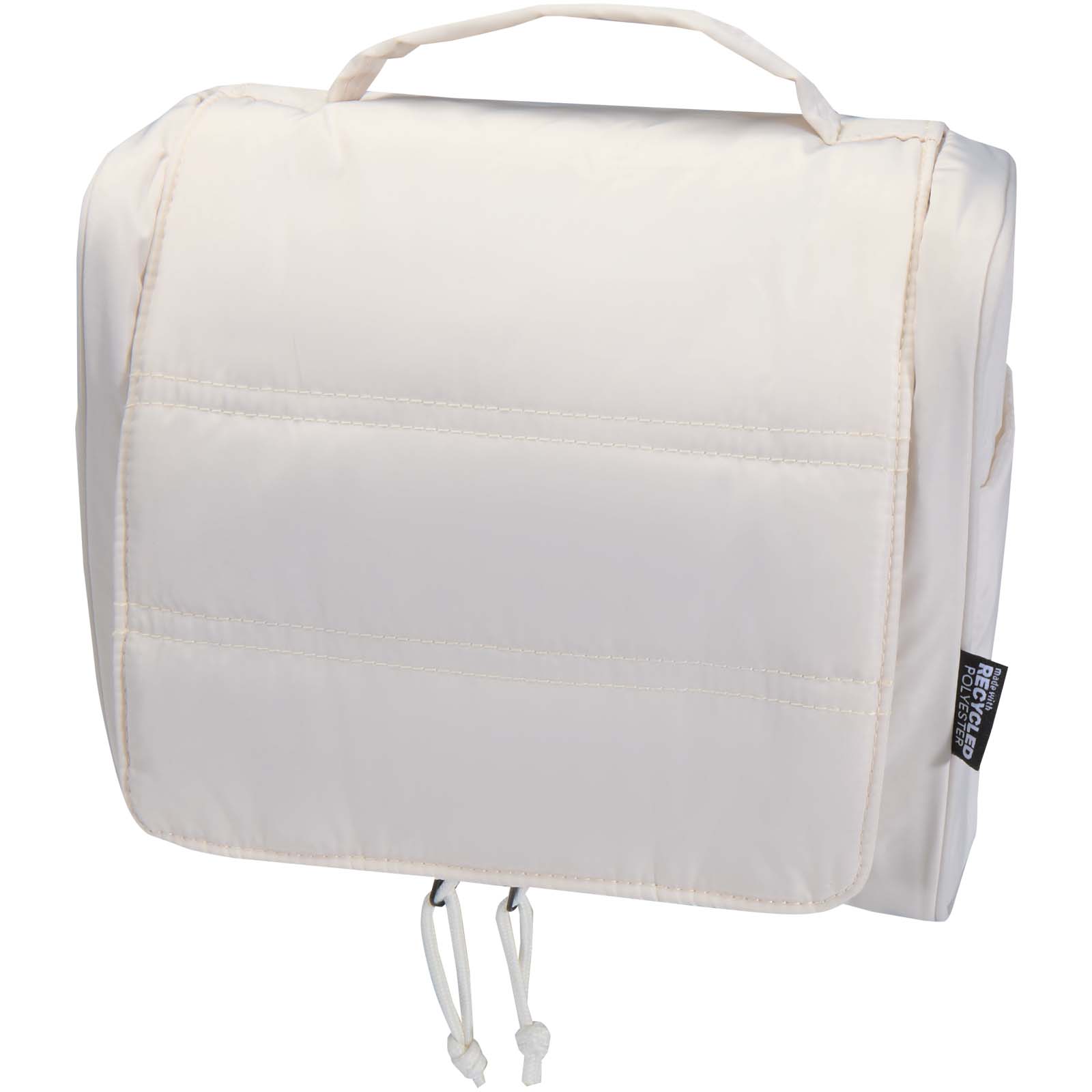 Puffer GRS recycelte aufhängbare Kulturtasche 8L sandstone
