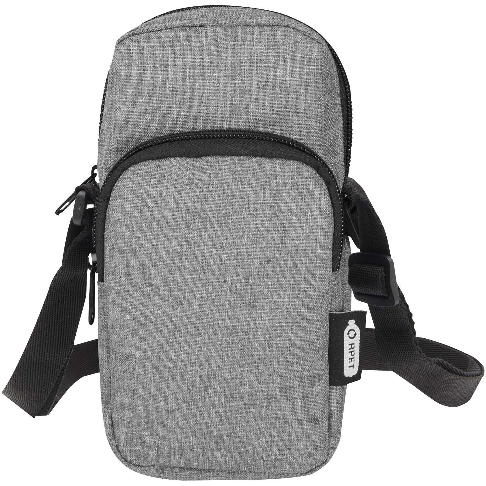 Ross Handytasche aus recyceltem GRS-Material heather grau