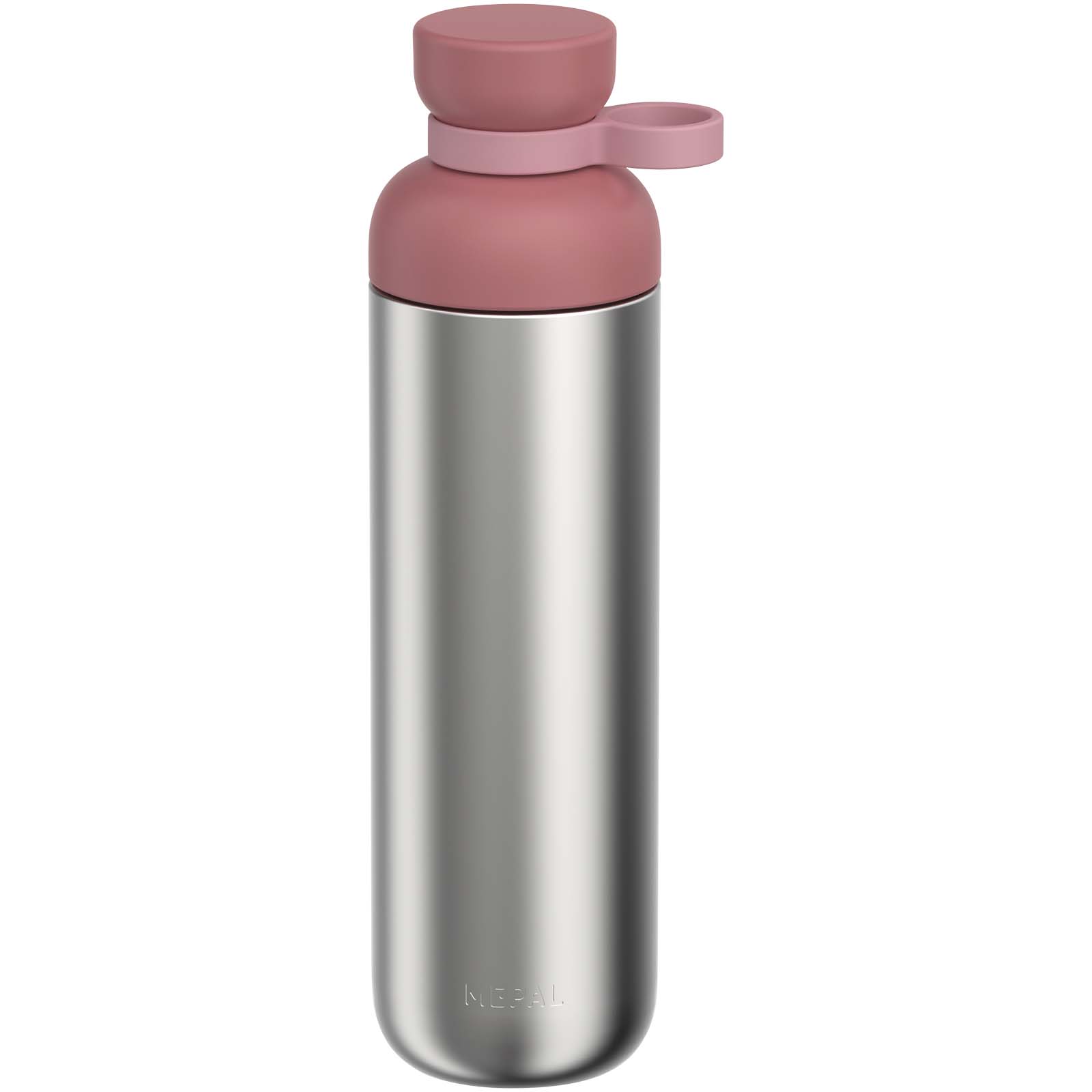 Mepal Vita 900 ml Trinkflasche aus recyceltem Edelstahl (Kohlensäure geeignet) rosa