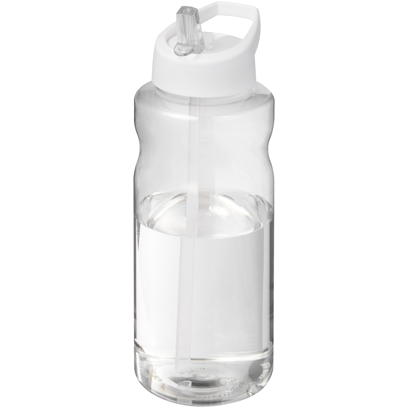H2O Active® Big Base 1L Sportflasche mit Ausgussdeckel weiss