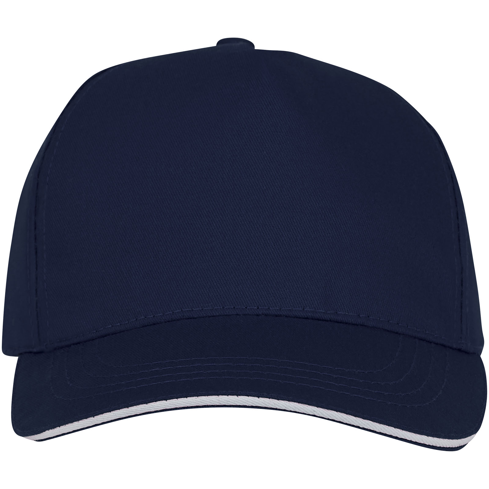 Ceto 175 g/m² Kappe mit 5 Segmenten und Sandwichschirm navy