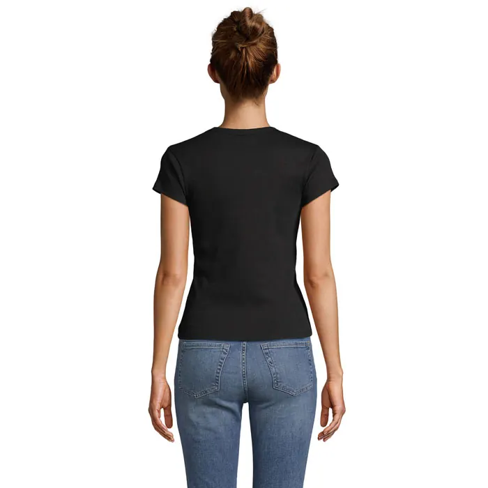 SARA WOMEN'S RIBBED T-SHIRT