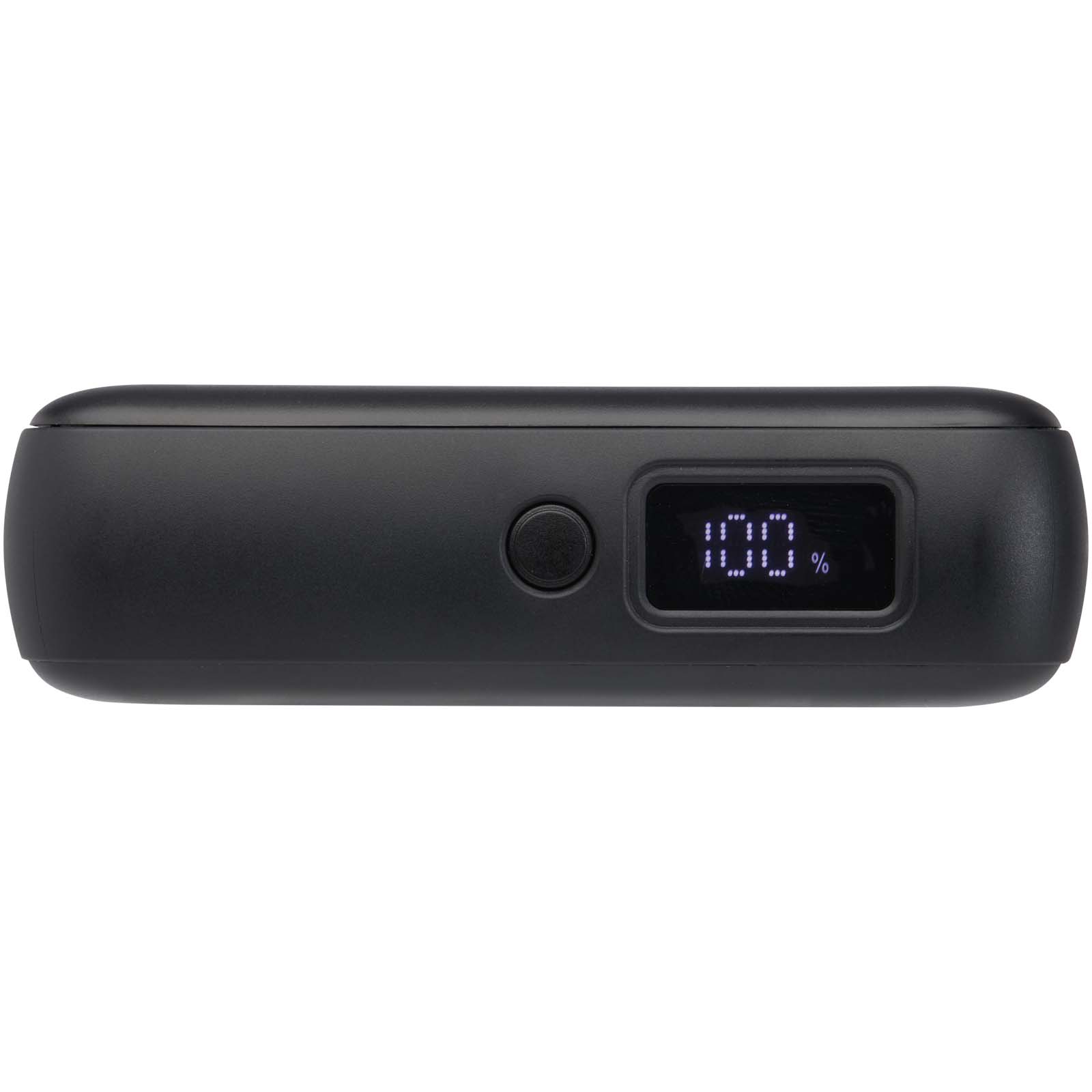 Acrux 35 W 10.000 mAh Tablet Powerbank mit integriertem Typ-C-Kabel aus recyceltem Kunststoff schwarz