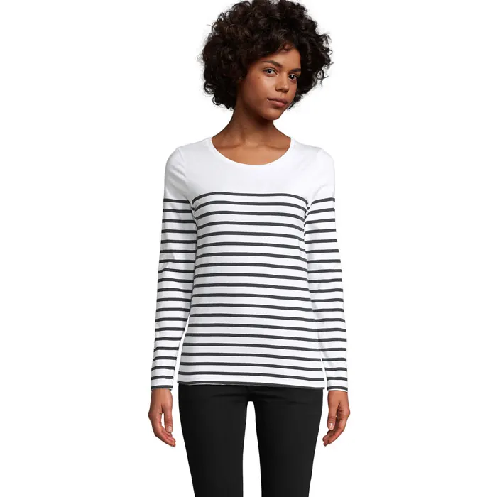 Damen-Langarm-T-Shirt Matelot