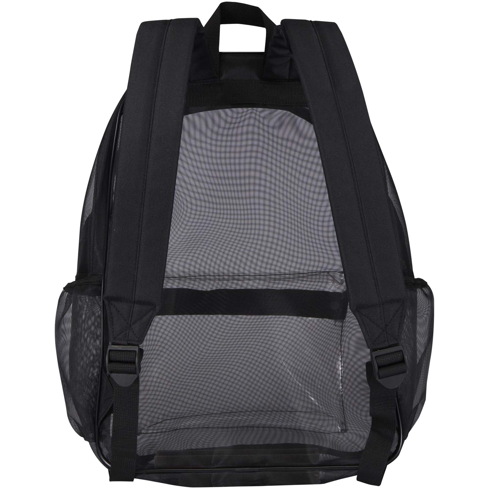 Mesh 18 L Rucksack aus Recyclingmaterial schwarz