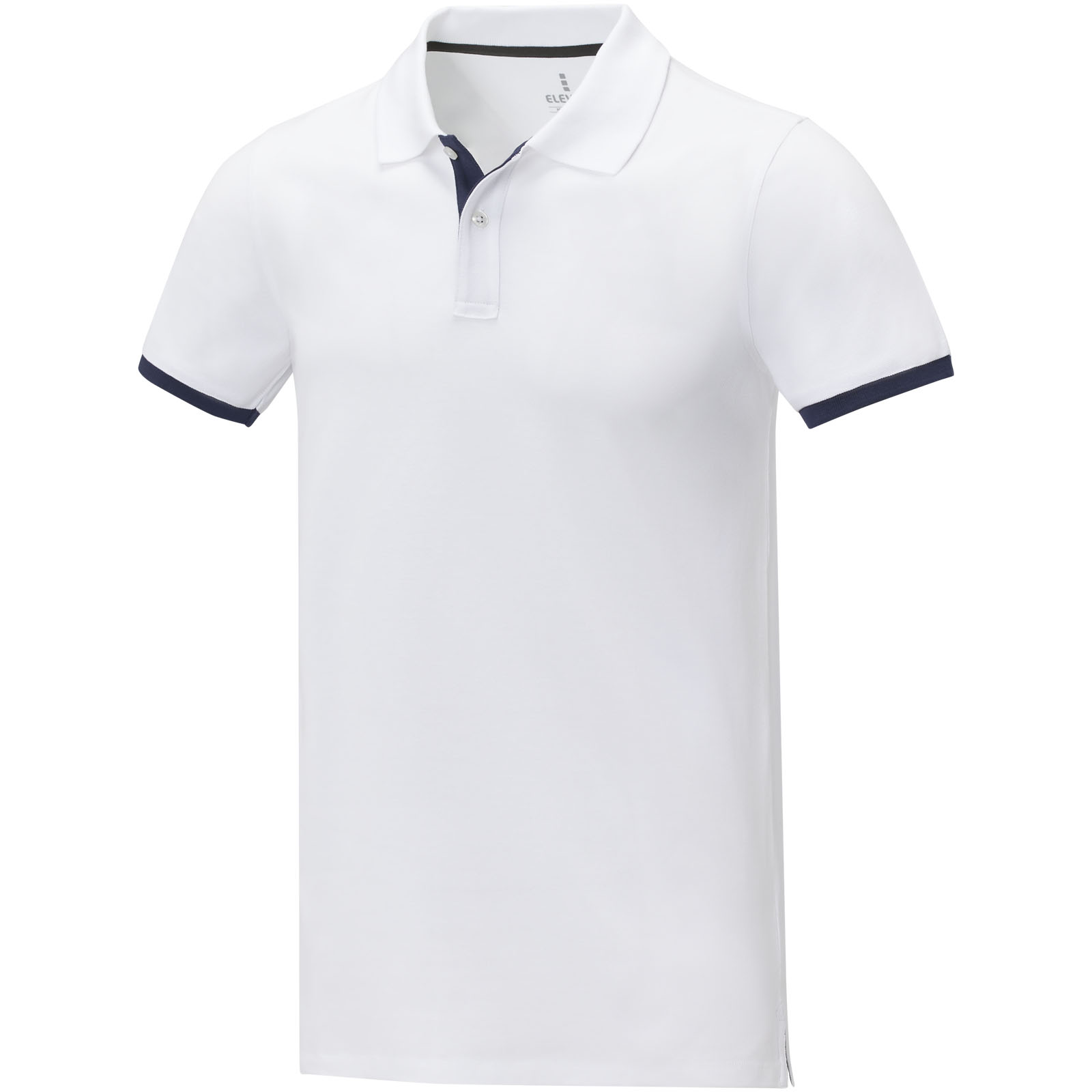 Morgan 200 g/m² Polo für Herren, zweifarbig weiss