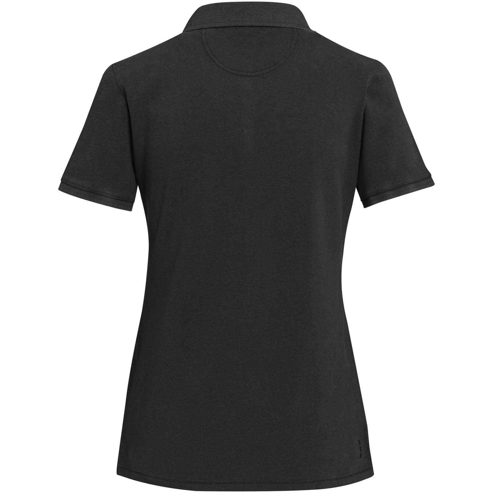 Calgary Poloshirt für Damen im Washed Look, 200 g/m2 schwarz