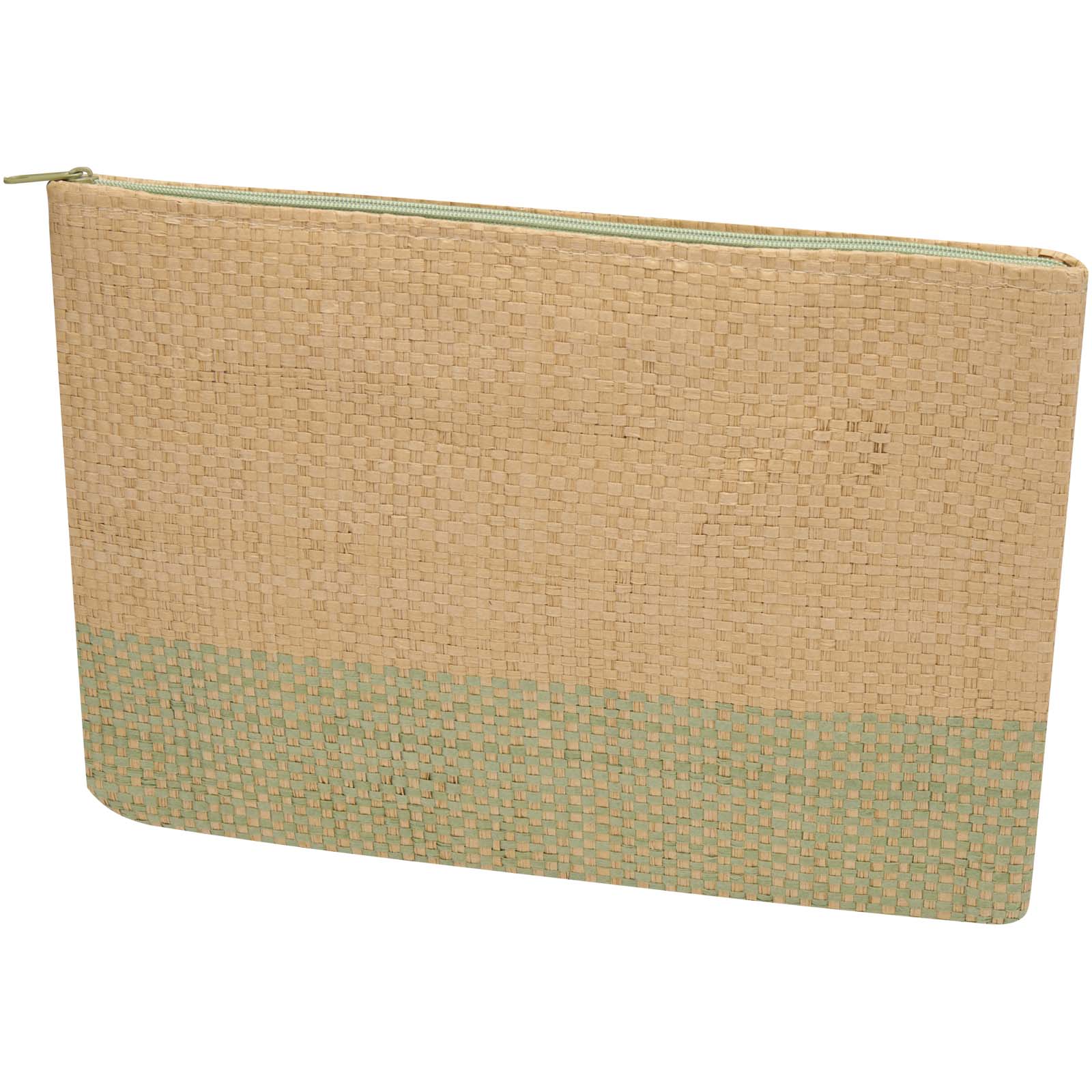 Rhythm Strohpapier Beutel mit Reißverschluss, 3 l heather grün