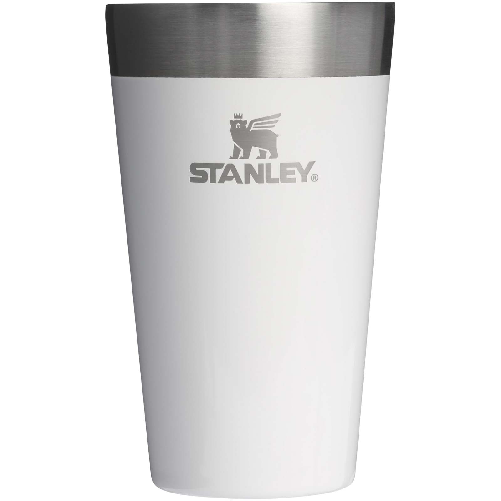 Stanley Stacking 470 ml Thermobecher aus Edelstahl weiss