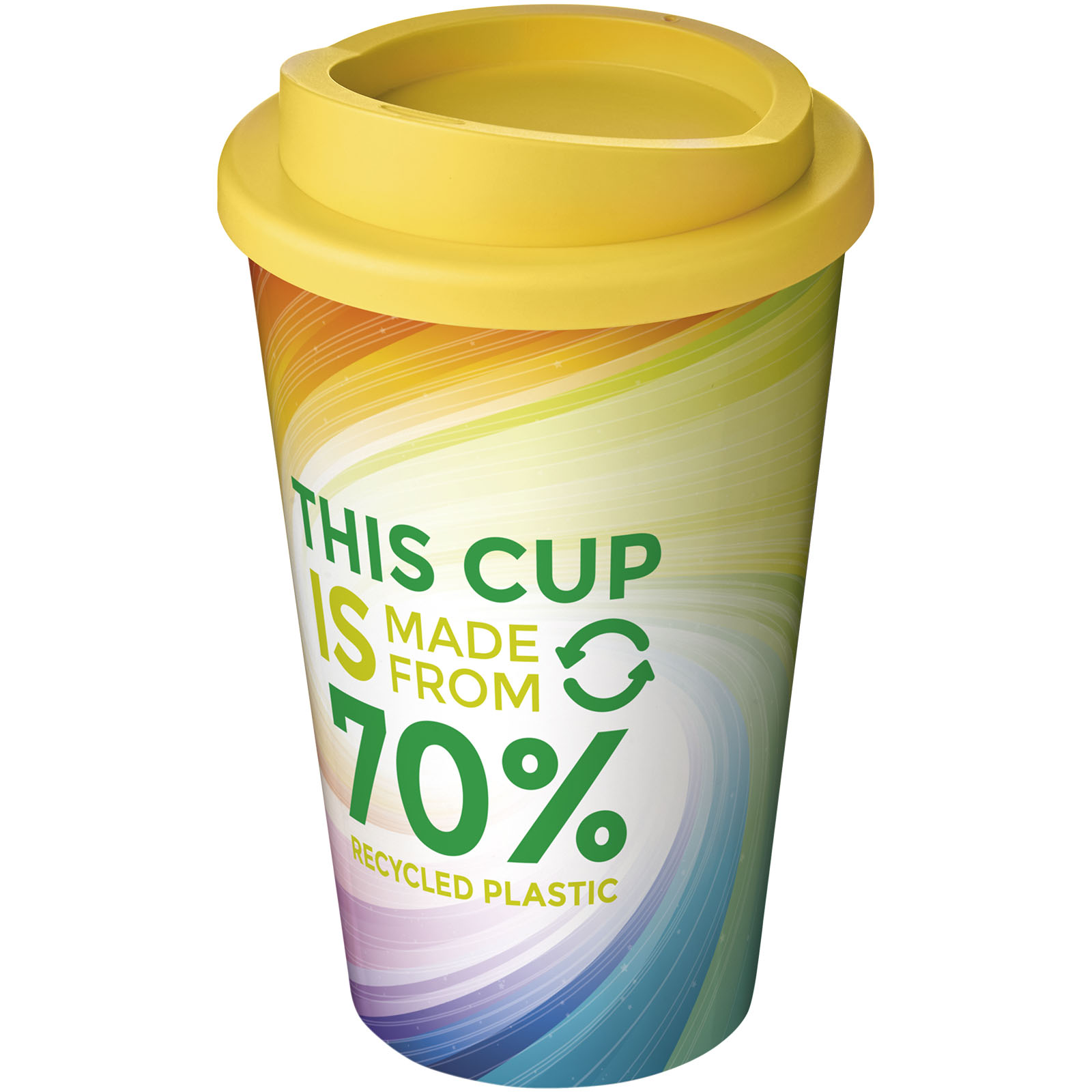 Brite-Americano® Eco 350 ml Isolierbecher gelb