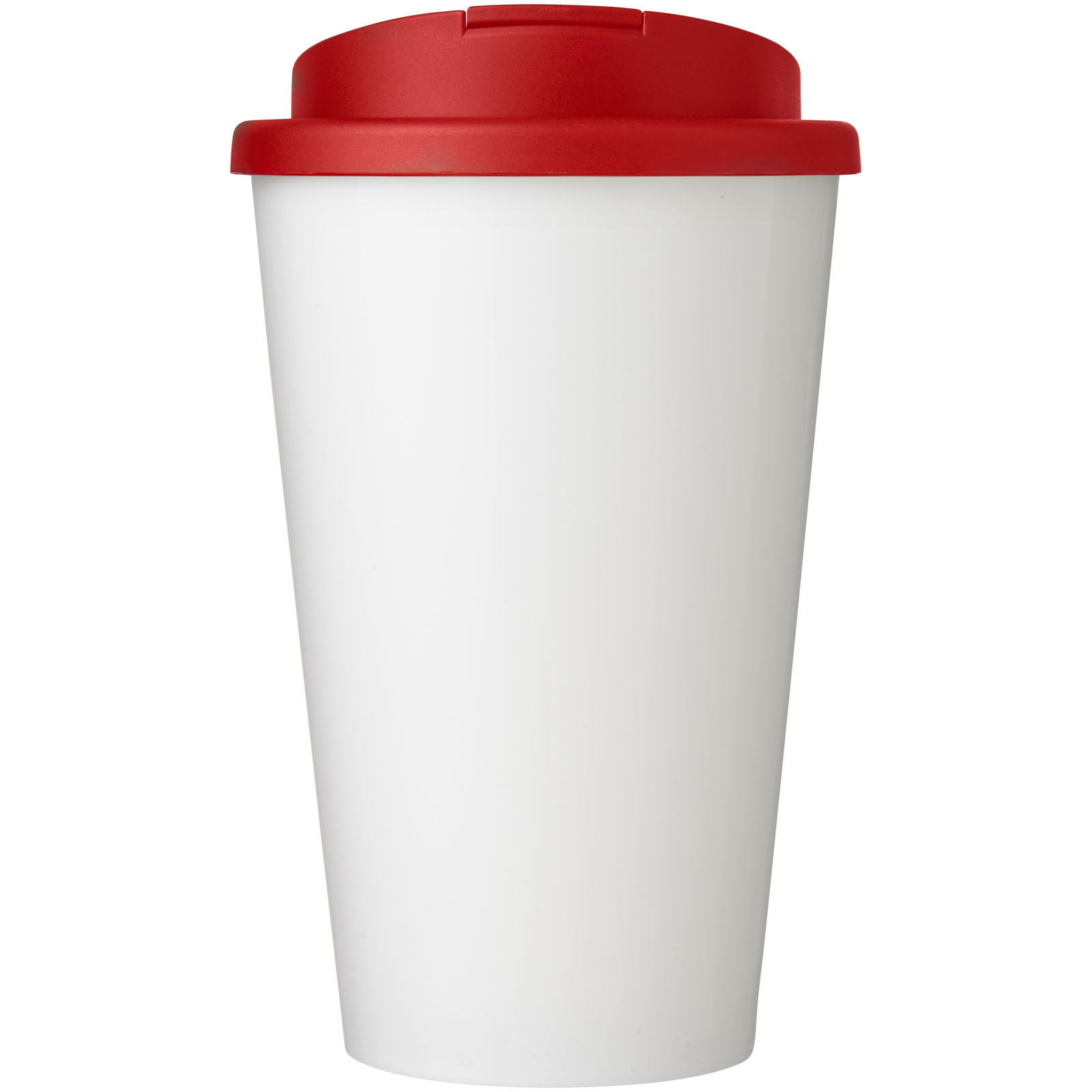 Brite-Americano® 350 ml Isolierbecher mit auslaufsicherem Schraubverschluss weiss, rot
