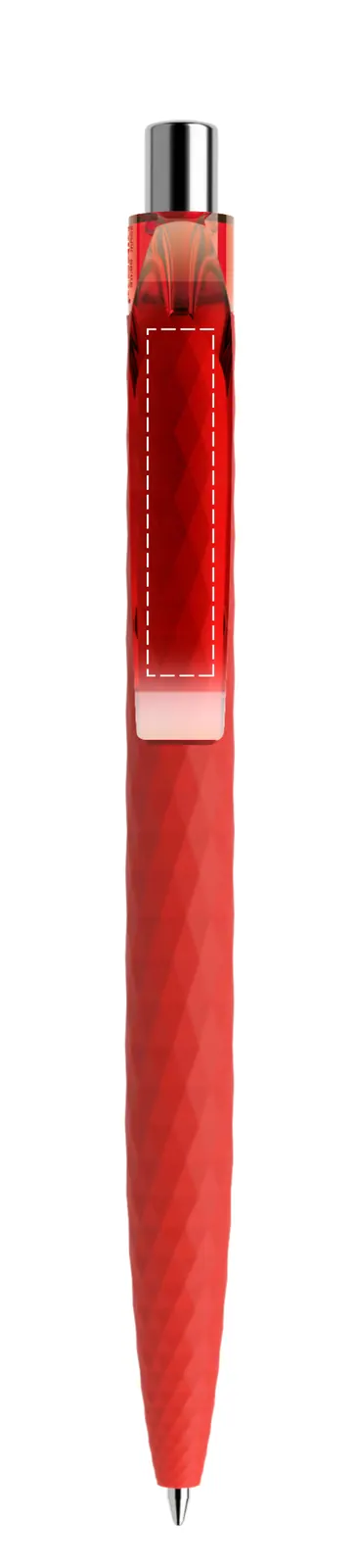 prodir QS01 Soft Touch PRT Push Kugelschreiber, Chrom-Finish