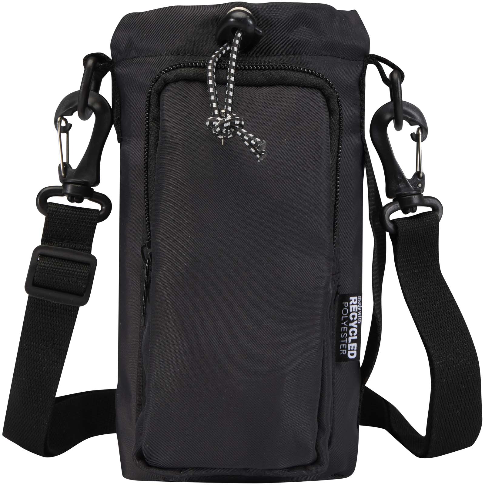 Trip Aware™ Recycelte Reisetasche für Flaschen 2 L schwarz