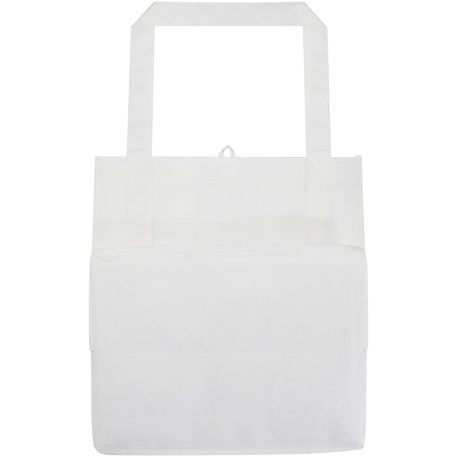 Liberty Tragetasche mit hartem Boden aus recyceltem GRS Non Woven 6 L weiss