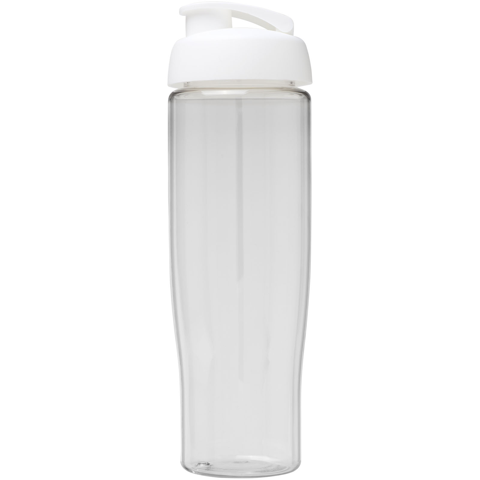 H2O Active® Tempo 700 ml Sportflasche mit Klappdeckel transparent, weiss