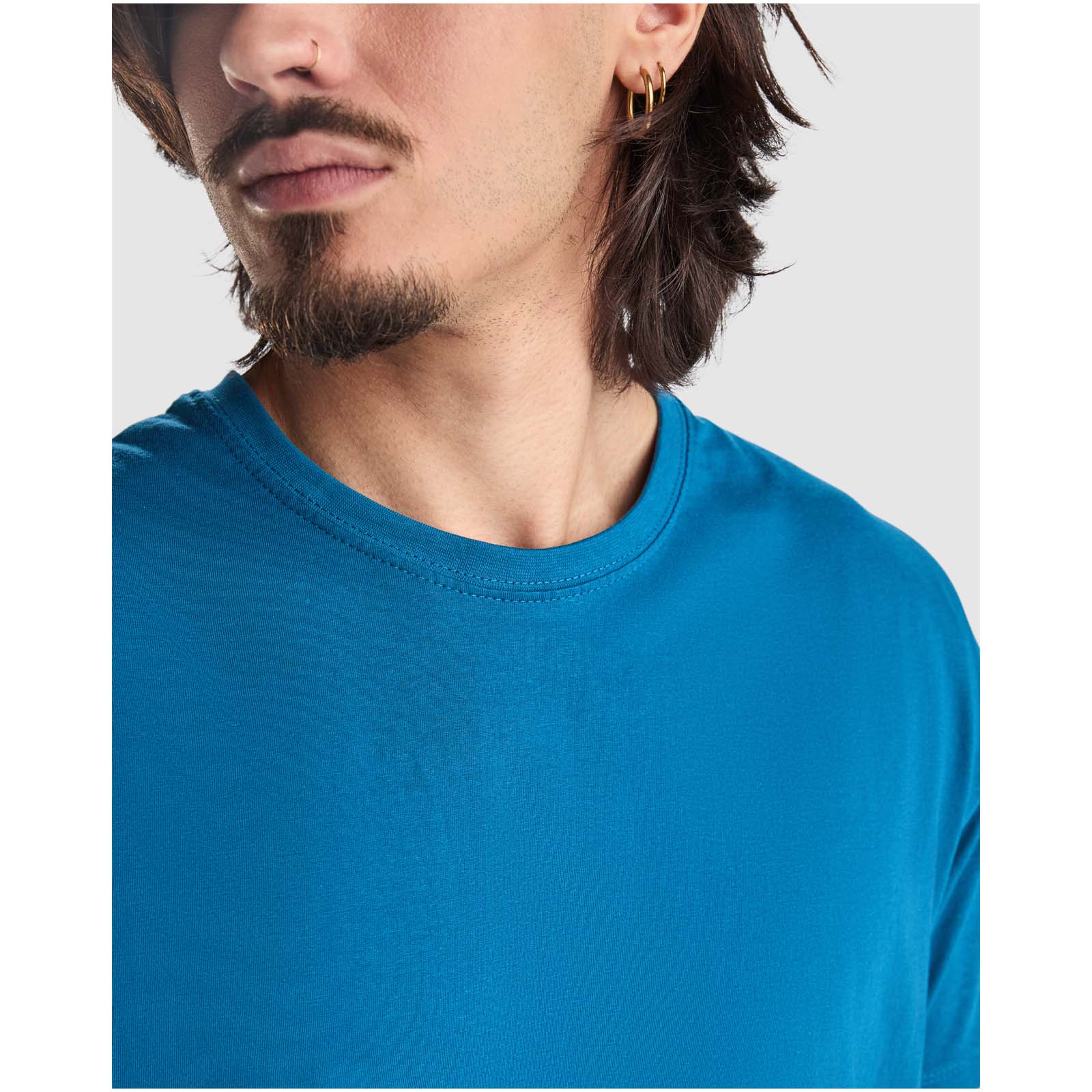 Beagle 155 g/m² T-Shirt für Herren dusty blau