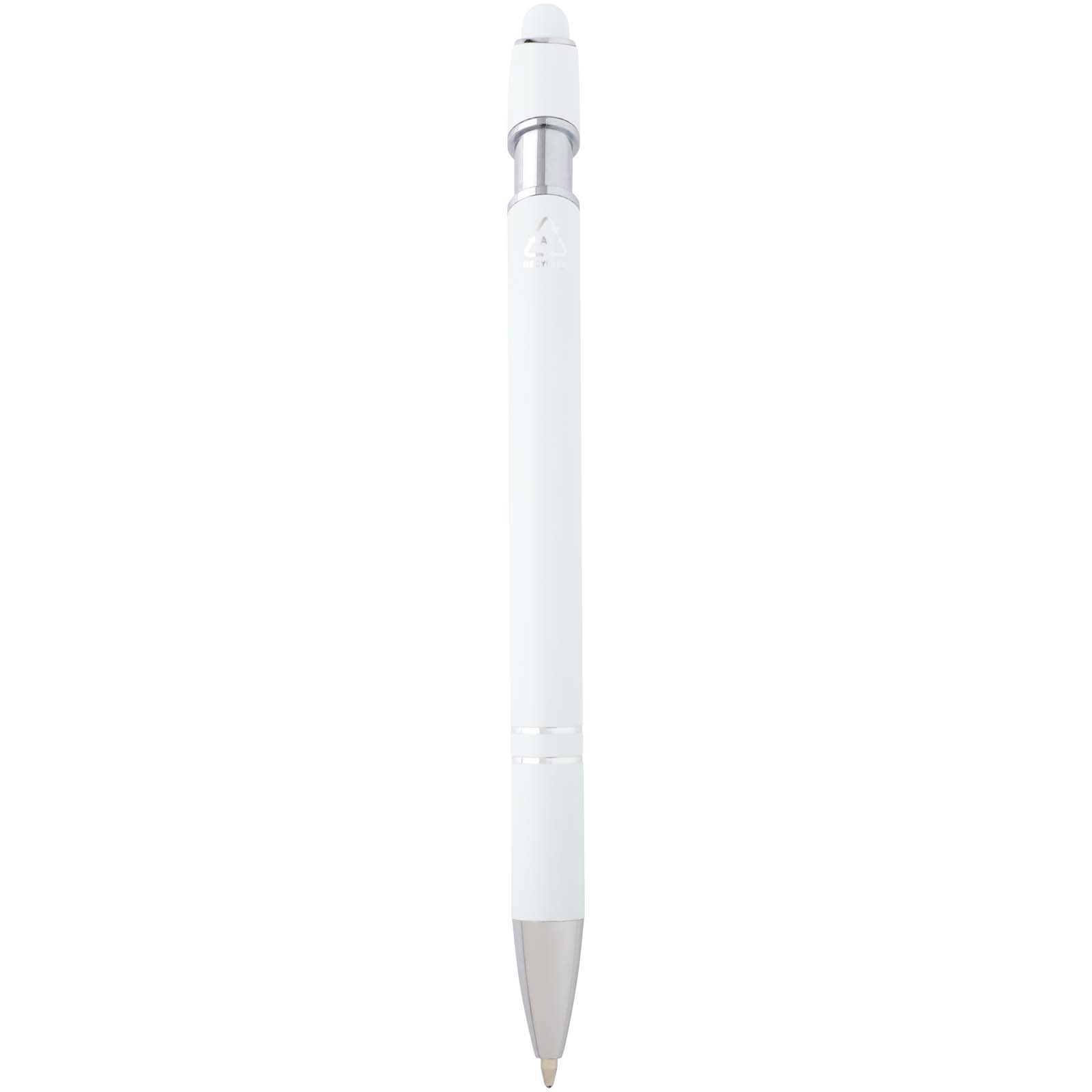 Kish Kugelschreiber mit silbernem Finish weiss