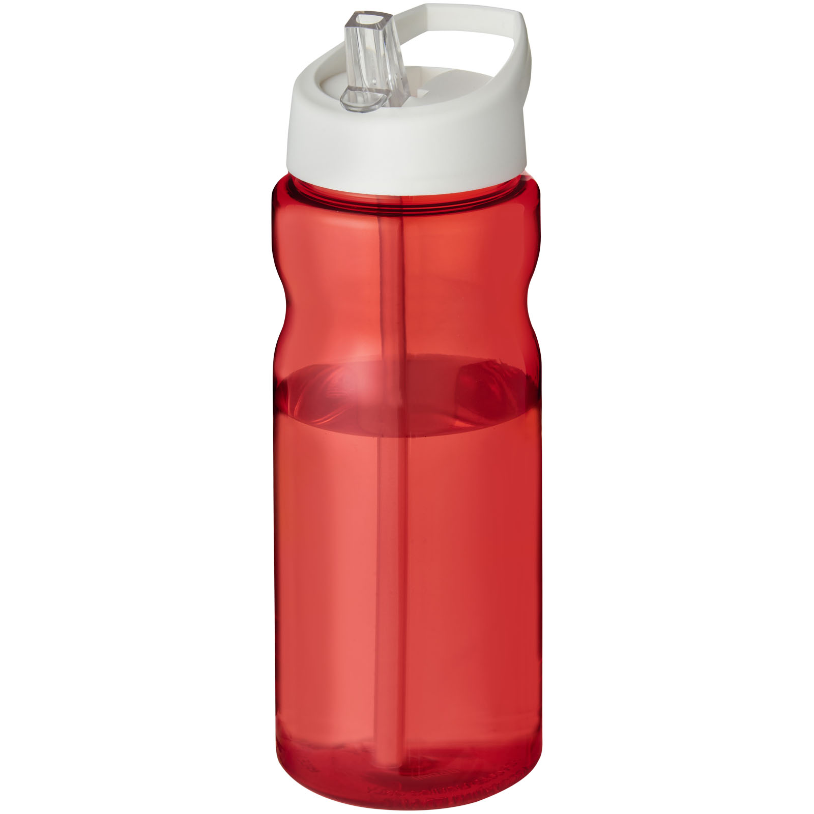 H2O Active® Base Tritan™ 650 ml Sportflasche mit Ausgussdeckel rot, weiss