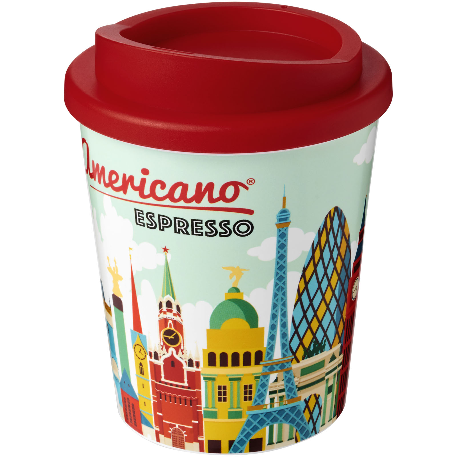 Brite-Americano® Espresso 250 ml Isolierbecher rot