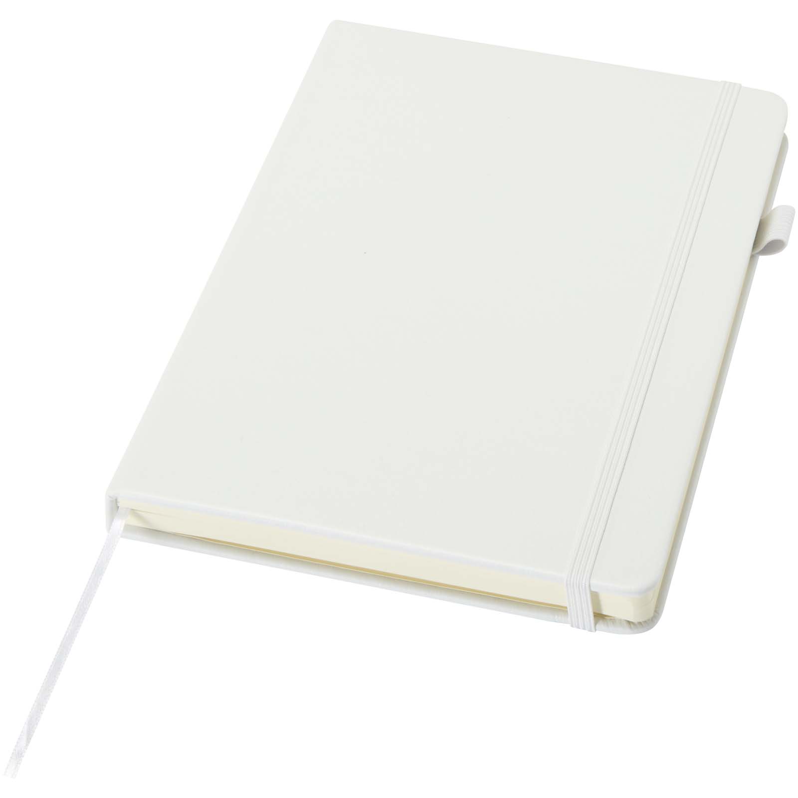 Liss A5 Hardcover Notizbuch aus recyceltem Kunststoff weiss