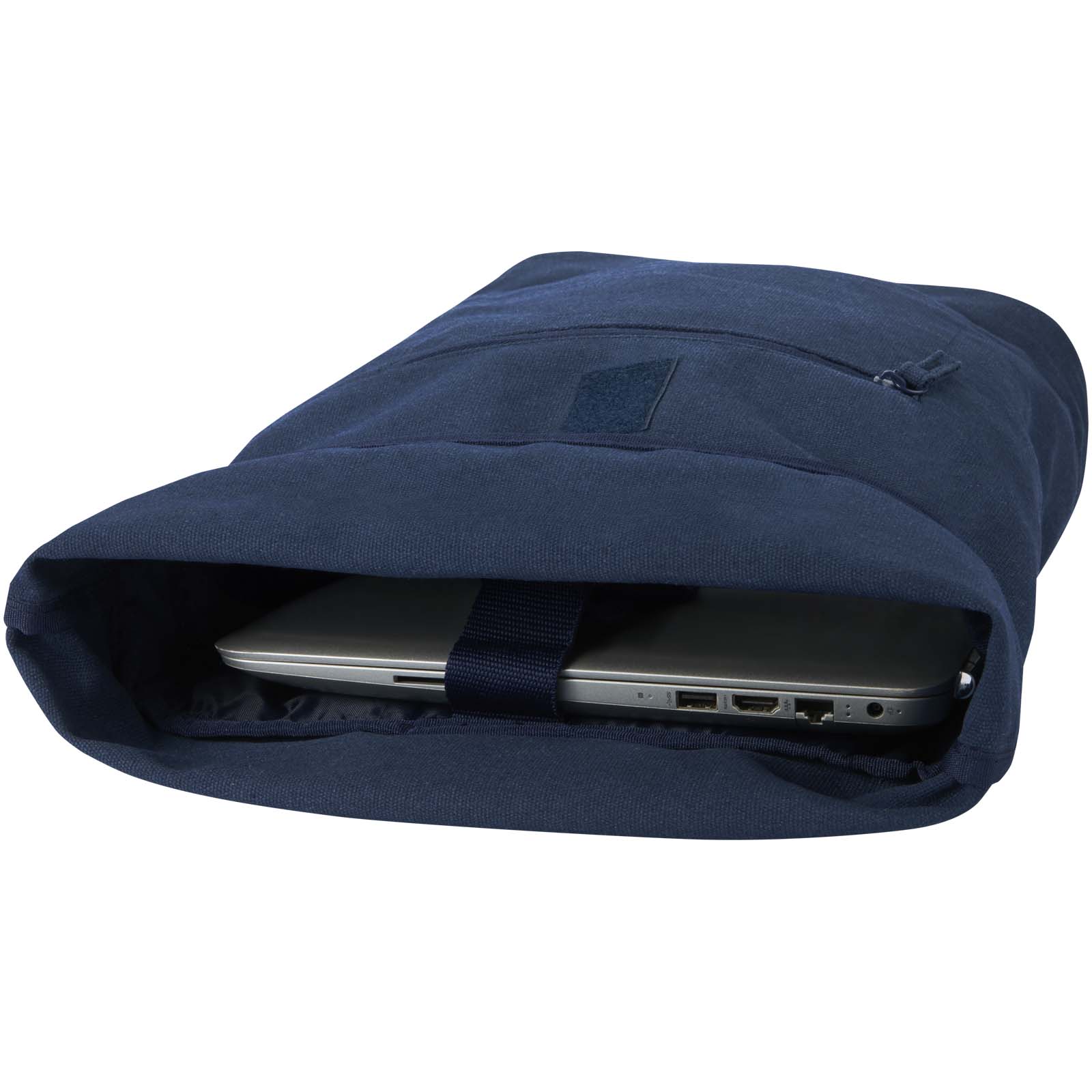 Recanvas 14” GRS recycelter Rolltop-Rucksack 16L navy