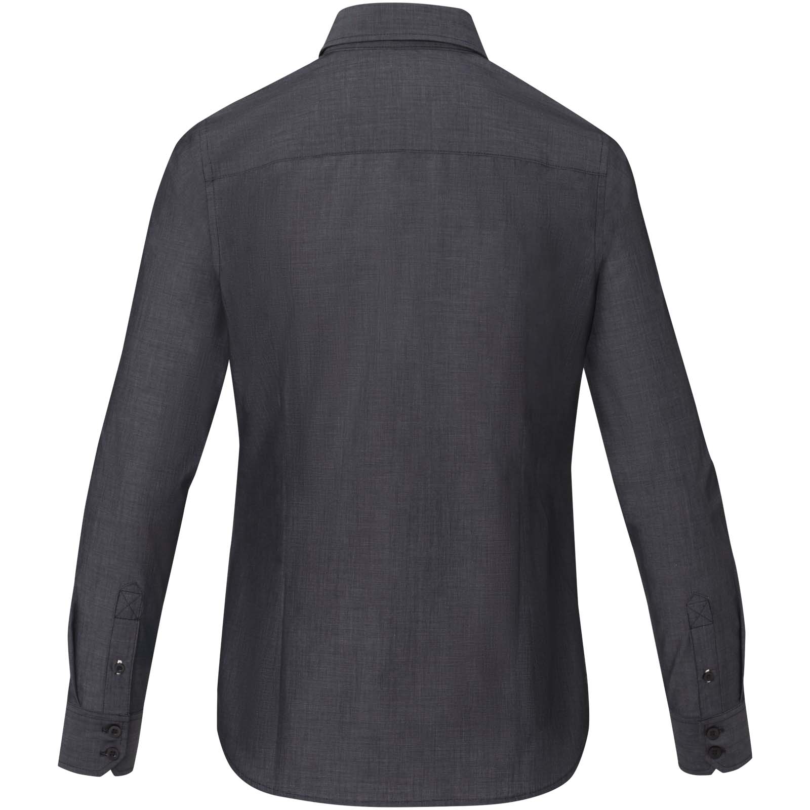 Cuprite Langarm Shirt aus Bio-Baumwolle für Damen schwarz