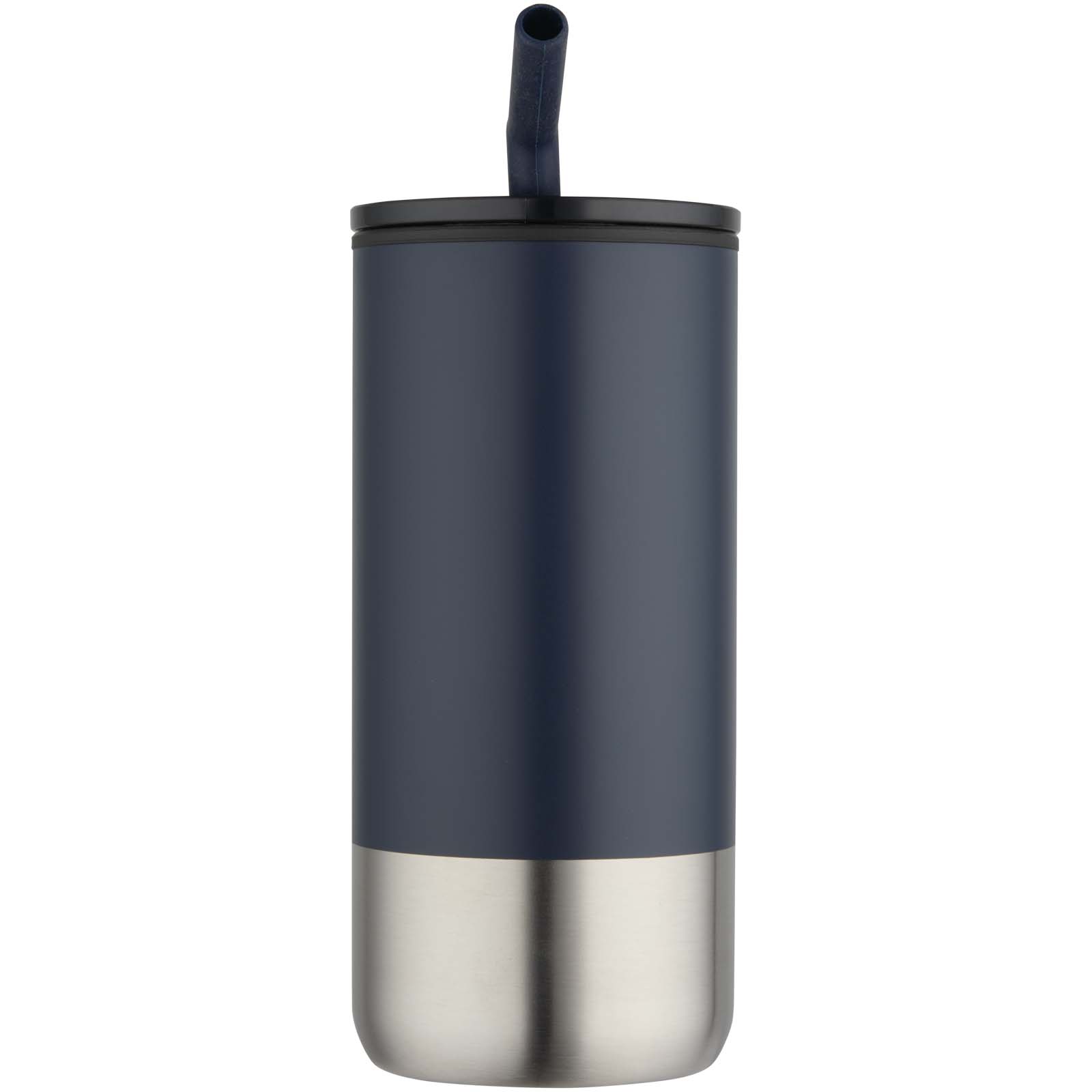 Grayson 480 ml RCS recycelter Isolierbecher mit Trinkhalm navy
