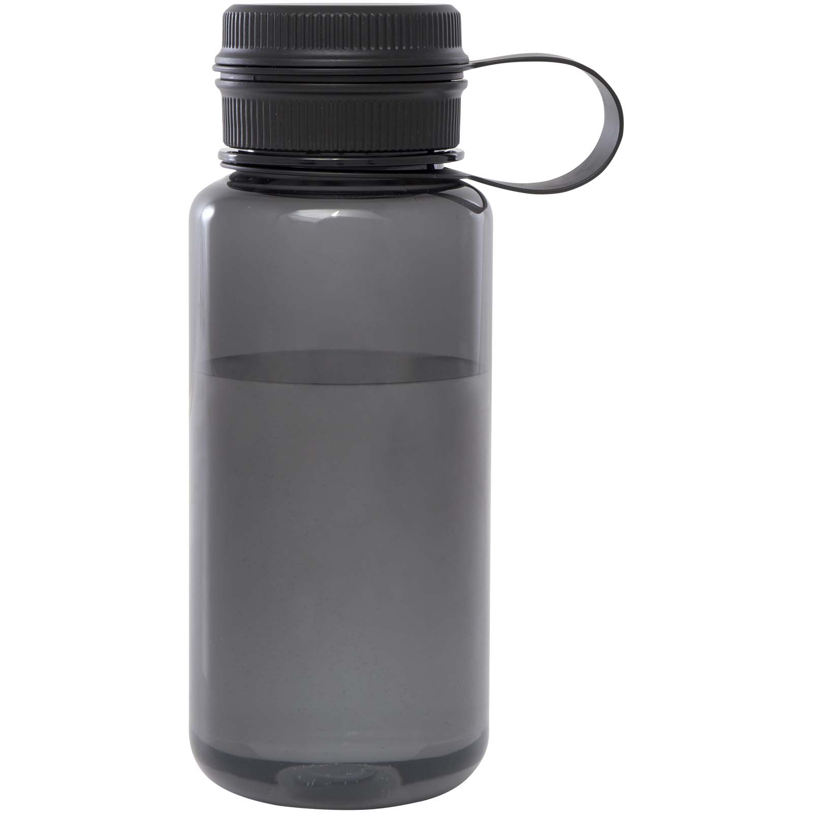 Ryder 900 ml RCS-zertifizierte RPET-Sportflasche mit Multifunktionsdeckel schwarz
