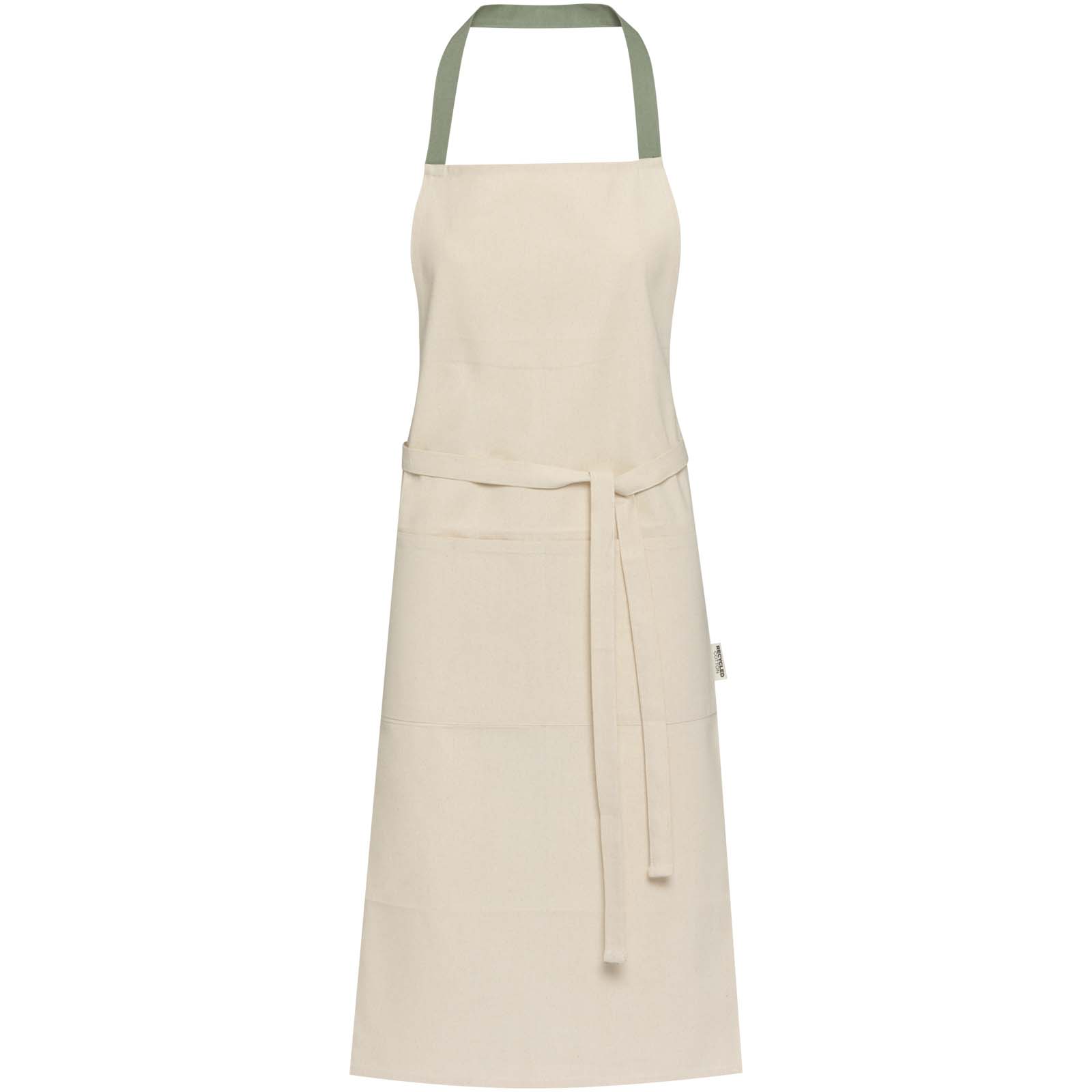 Nia 200 g/m² Schürze aus recycelter Baumwolle heather grün