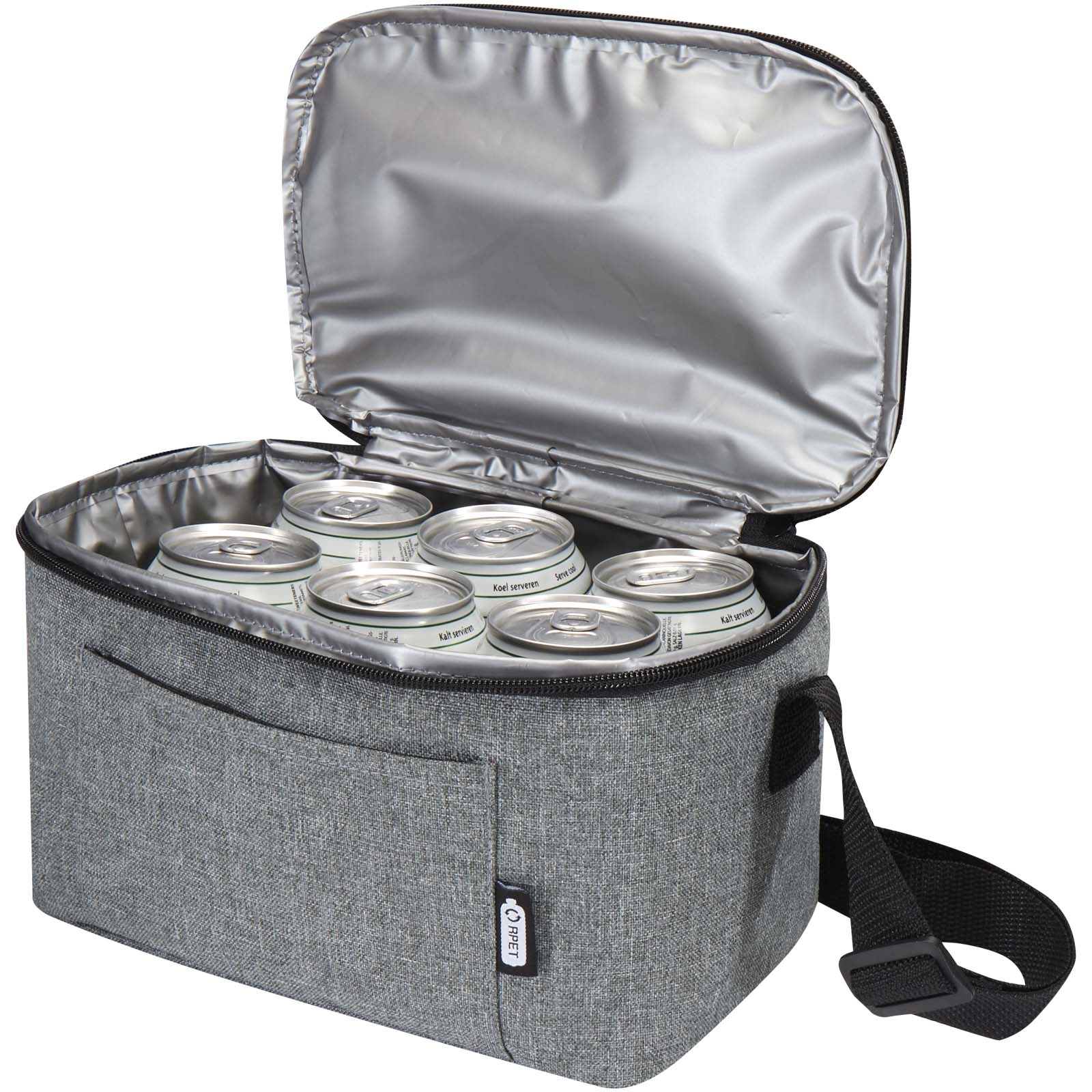Tundra GRS RPET Kühltasche für 6 Dosen 5L heather grau