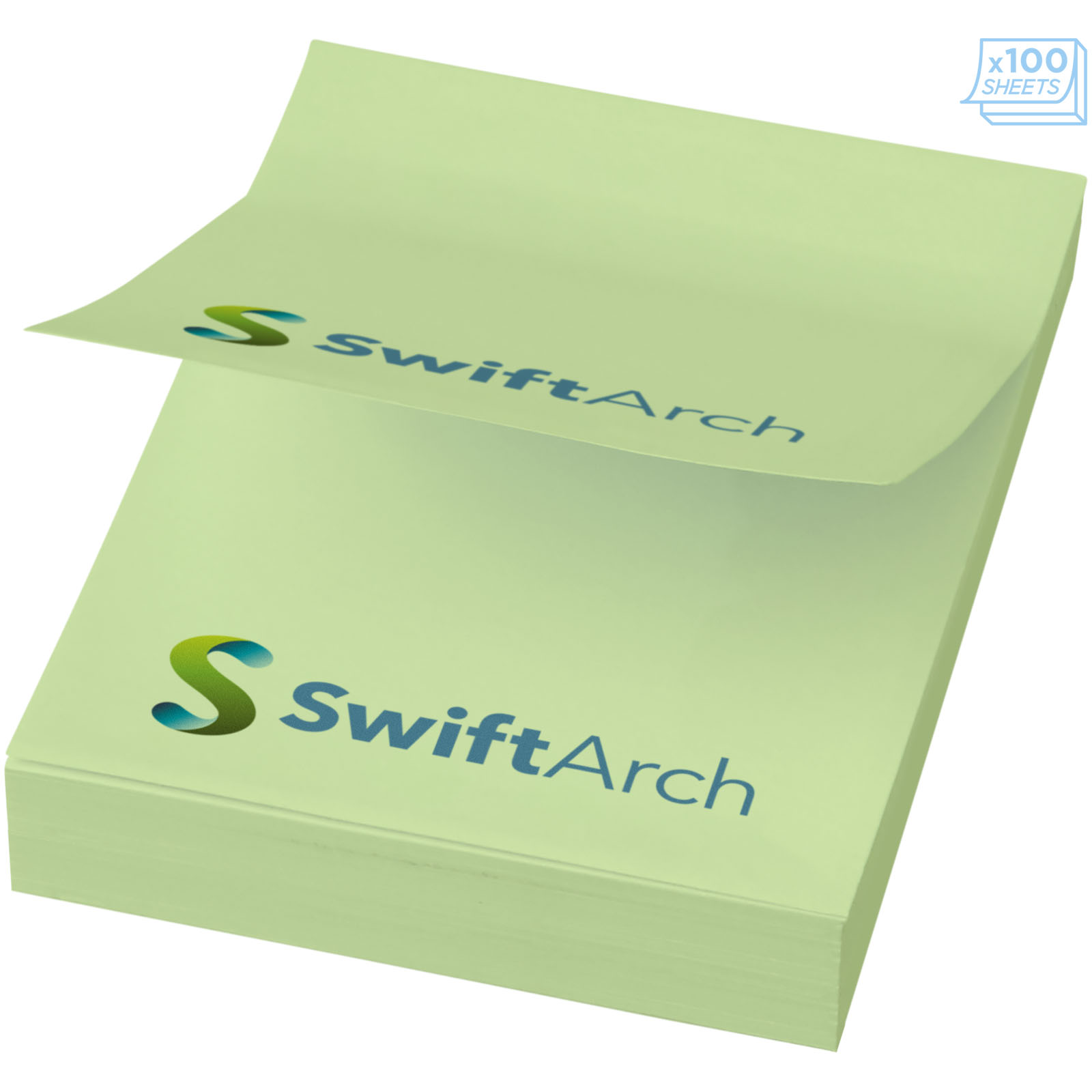 Sticky-Mate® Haftnotizen 50 x 75 mm mintgrün