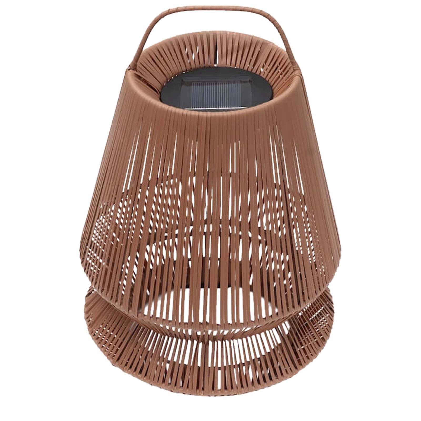 Originalhome Lampion tragbare Laterne aus recyceltem Material ziegelstein