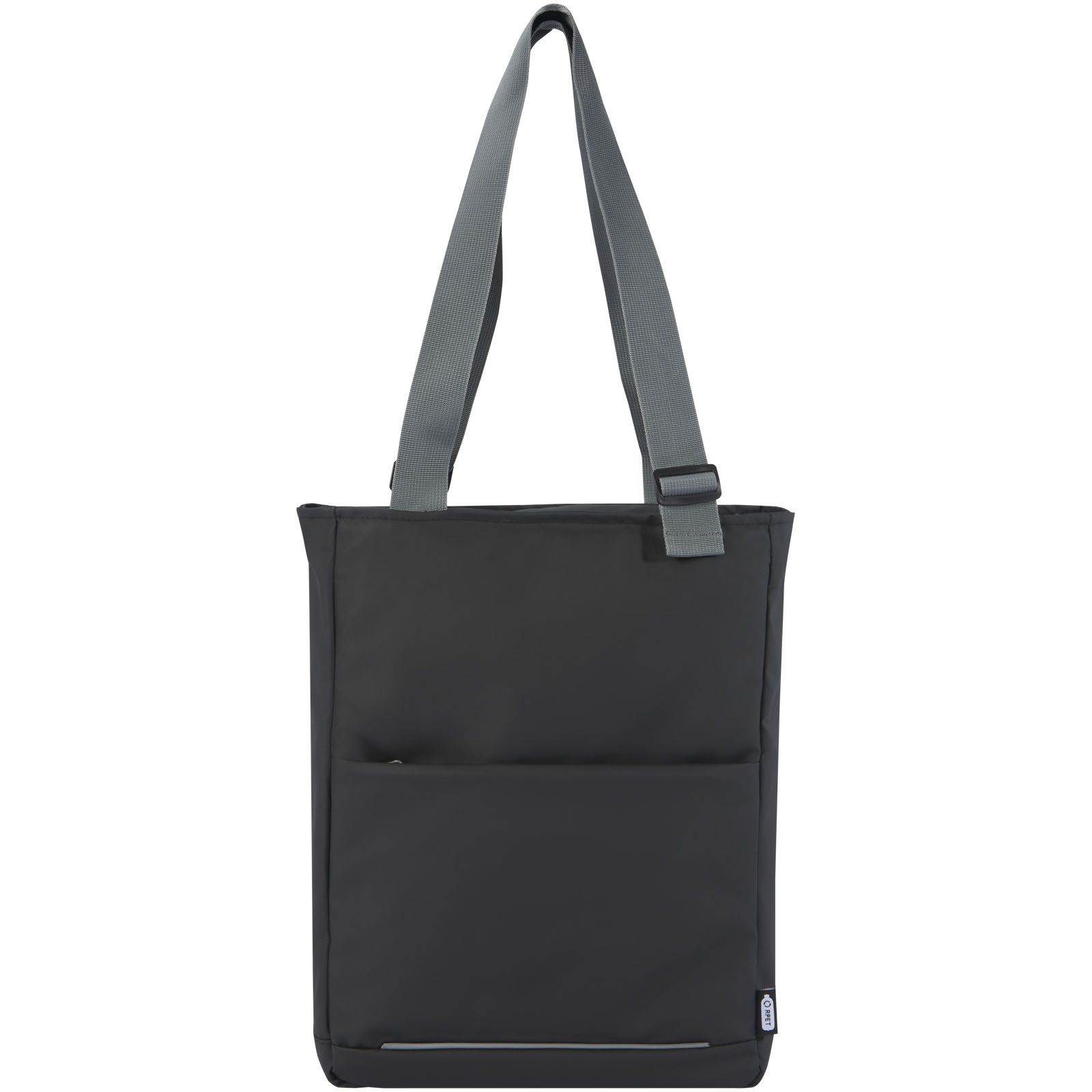 Aqua wasserabweisende 14" Laptop-Tragetasche aus GRS Recyclingmaterial 14 L schwarz