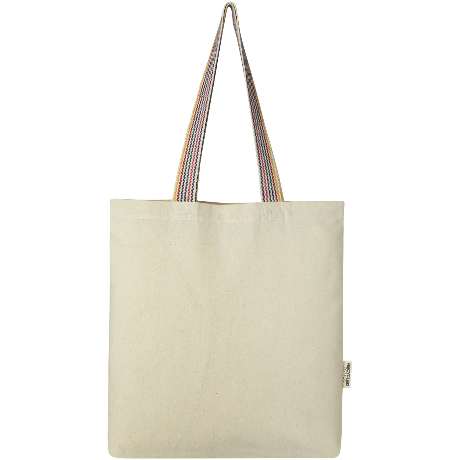 Rainbow 180 g/m² recycelte Tragetasche 5L natur