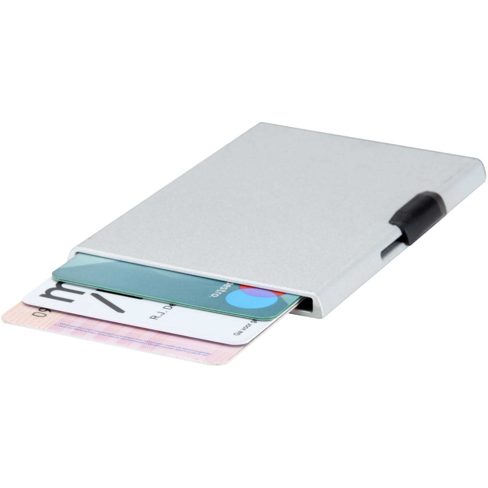 SMART RCS magnetischer RFID Kartenhalter silber