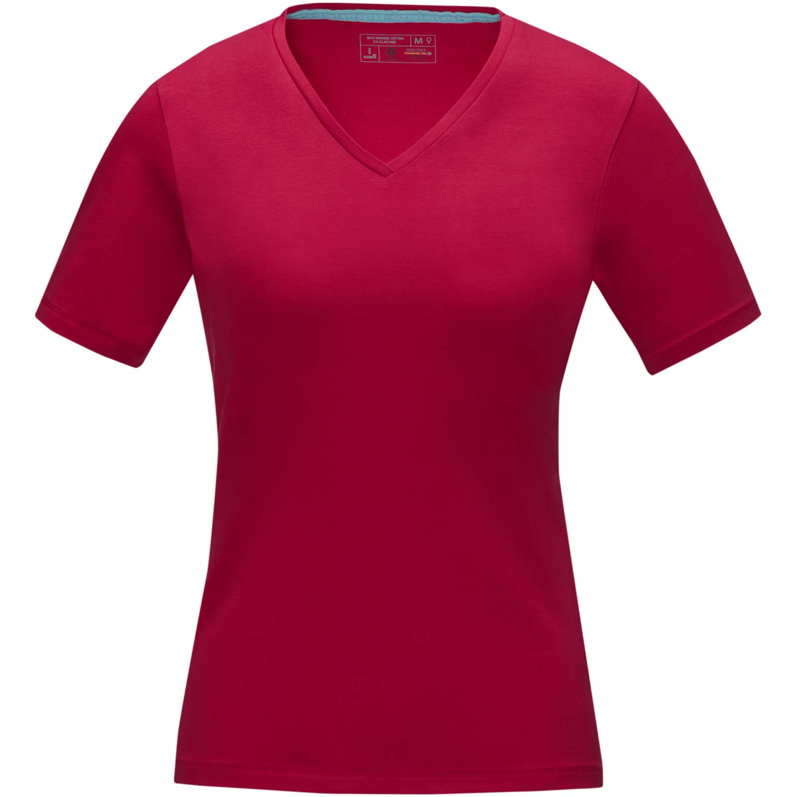 Kawartha T-Shirt für Damen mit V-Ausschnitt rot