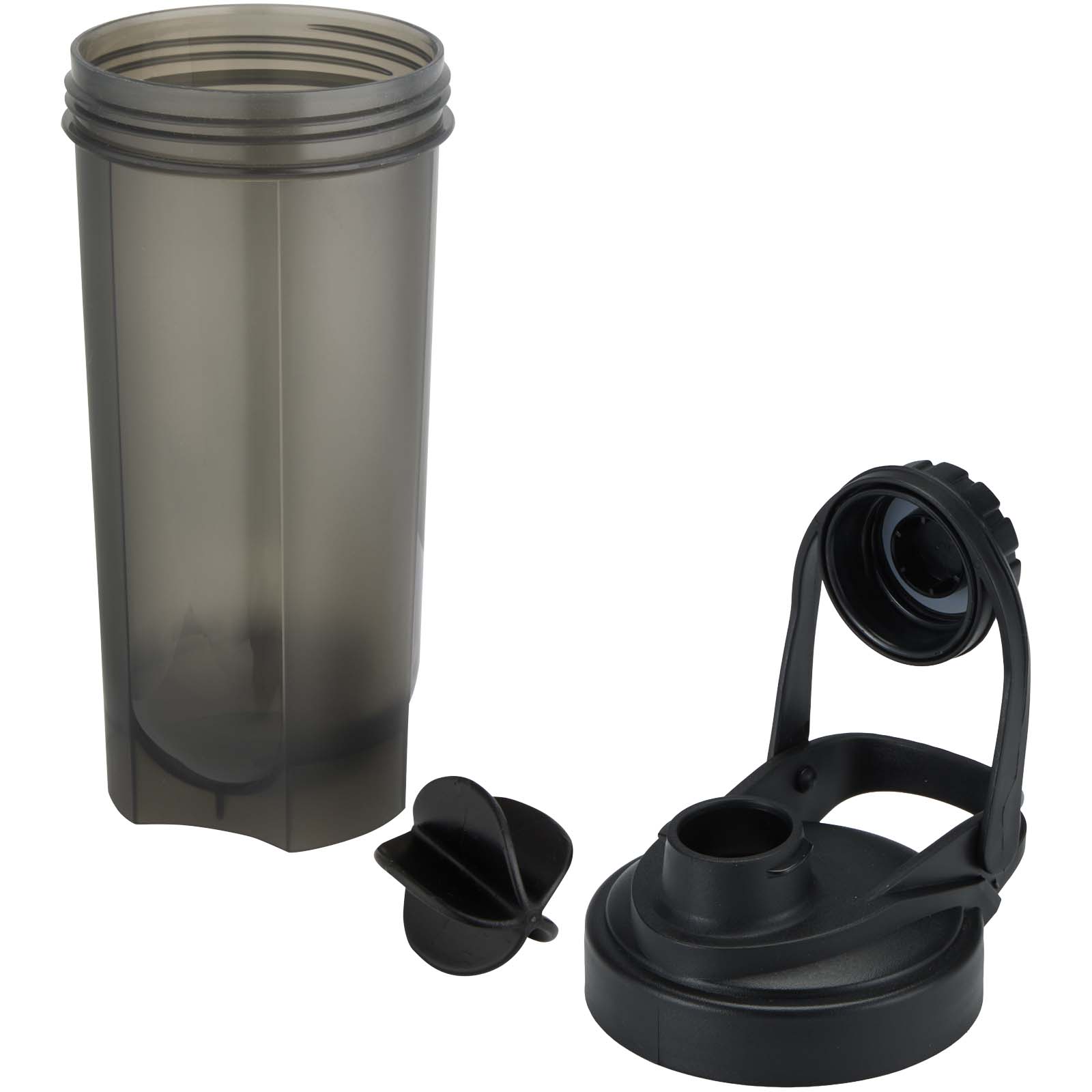 Forza 700 ml Sportflasche mit Shakerball schwarz