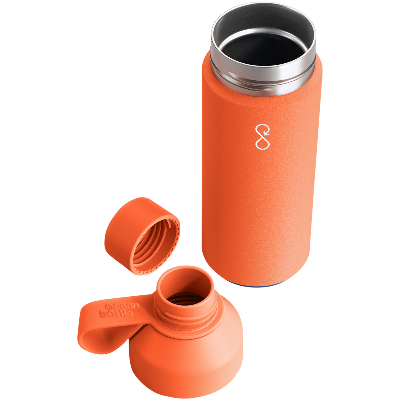 Ocean Bottle 500 ml vakuumisolierte Flasche sonnenorange
