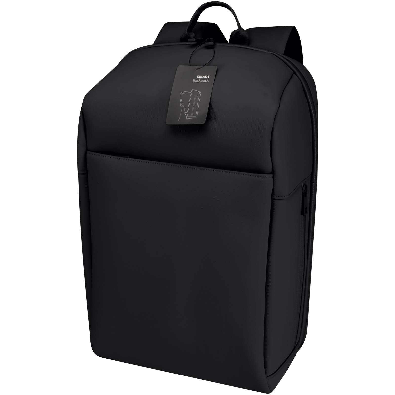 SMART 15" GRS Laptop-Rucksack aus recyceltem Material, 18 l schwarz