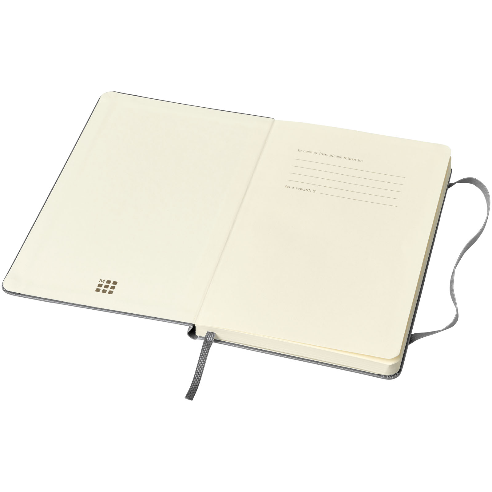 Moleskine Classic Hardcover Notizbuch M – liniert schiefergrau