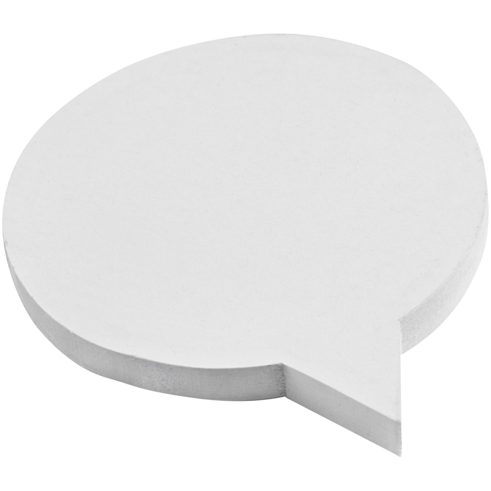 Sticky-Mate® sprechblasenförmige recycelte Haftnotizen weiss